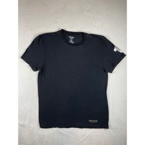 True Religion Mens Black Short Sleeve Graphic T Shirt Crew Neck Medium‎